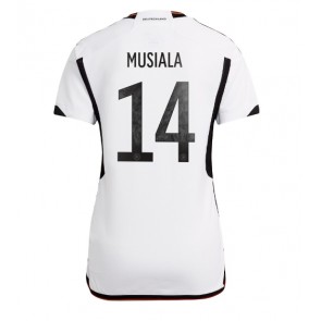 Njemačka Jamal Musiala #14 Domaci Dres za Ženska SP 2022 Kratak Rukavima